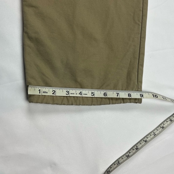 LL Bean Mens Fleece Lined Cargo Pants 38 x 30 Comfort Waist Straight Leg A6 - Picture 11 of 11